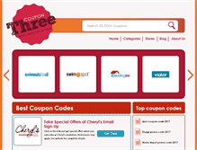 Tablet Screenshot of couponthree.com